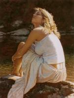 水粉大师Steve Hanks 108-WithTheSunInHerHair